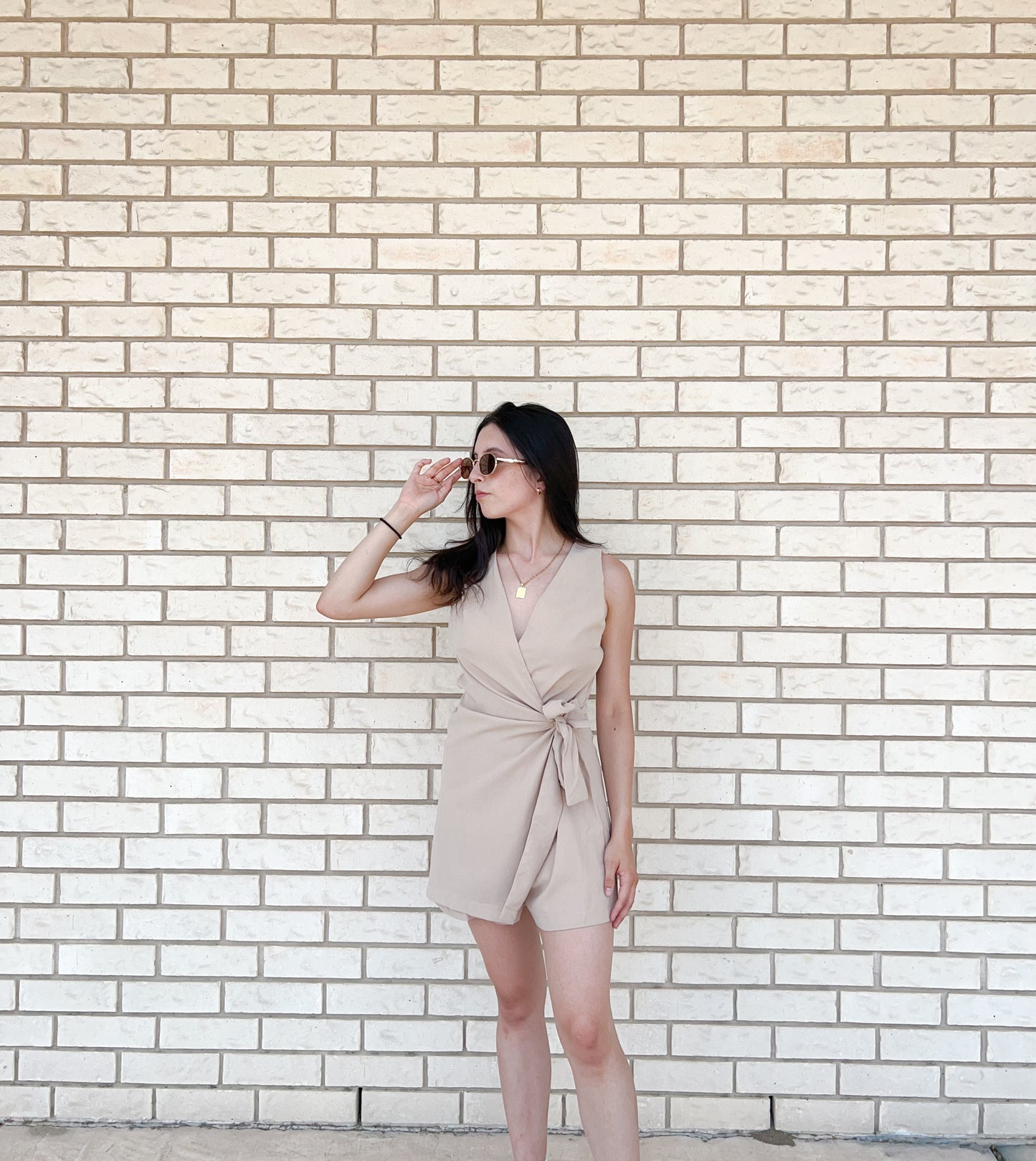 Out the Office Knot Romper