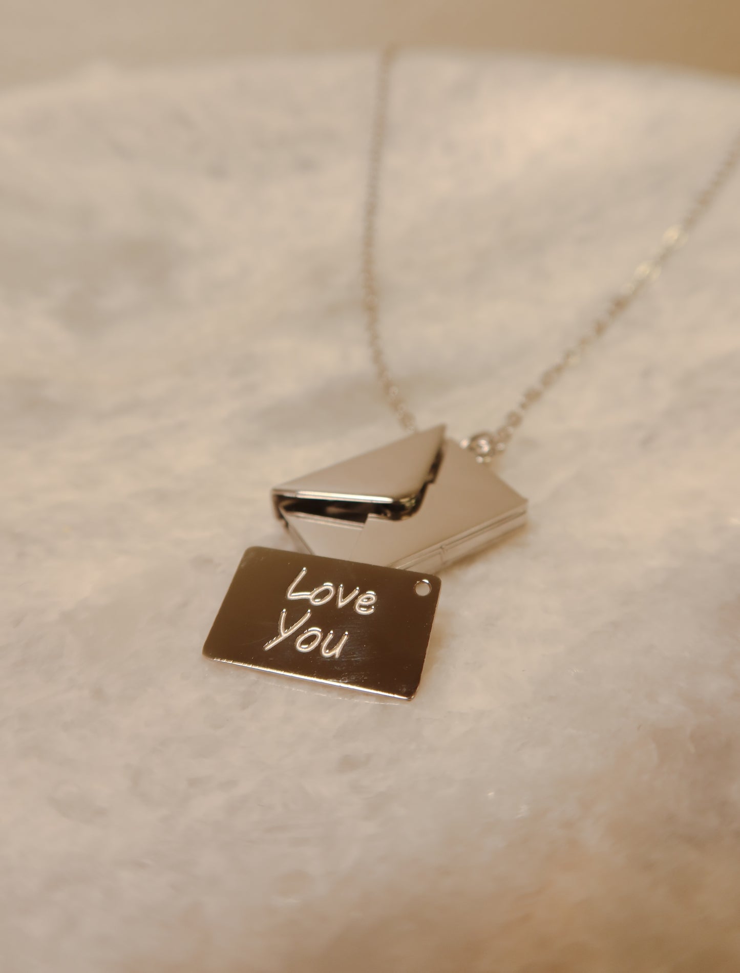 Love Letter Silver Necklace