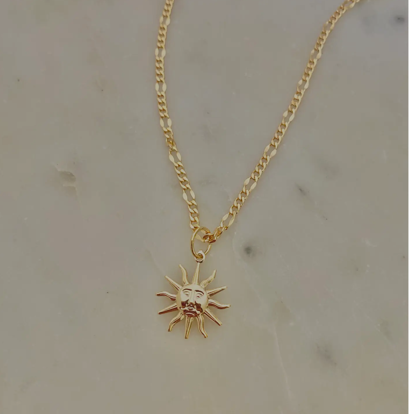 Sun Cuban Necklace
